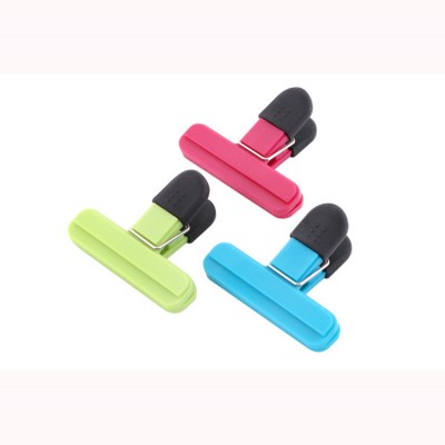 Good quality food bag plastic bag clip with many colors